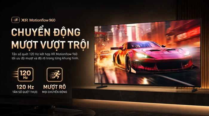 Google Tivi Sony 4K 65 inch K-65XR33VM2 Màu Đen