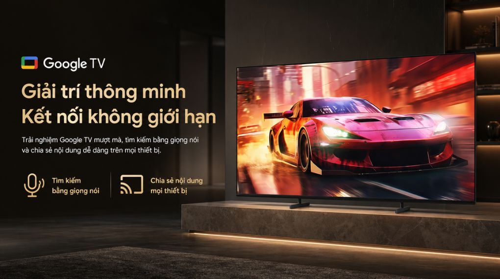 Google Tivi Sony 4K 65 inch K-65XR33VM2 Màu Đen