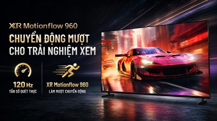 Google Tivi Sony 4K 55 inch K-55XR33VM2 Màu Đen