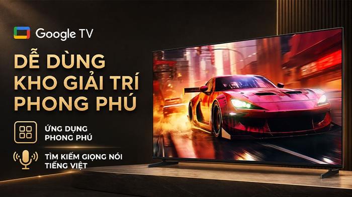 Google Tivi Sony 4K 100 inch K-100XR30M2 Màu Đen