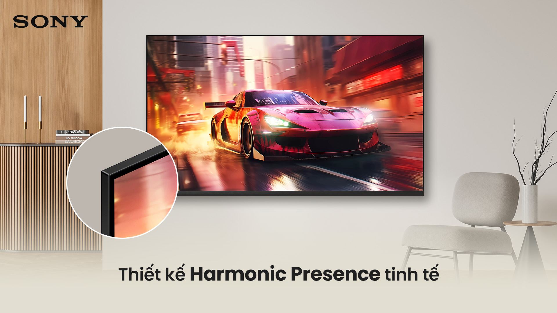 Google Tivi Sony 4K 85 inch K-85XR30M2 Màu Đen
