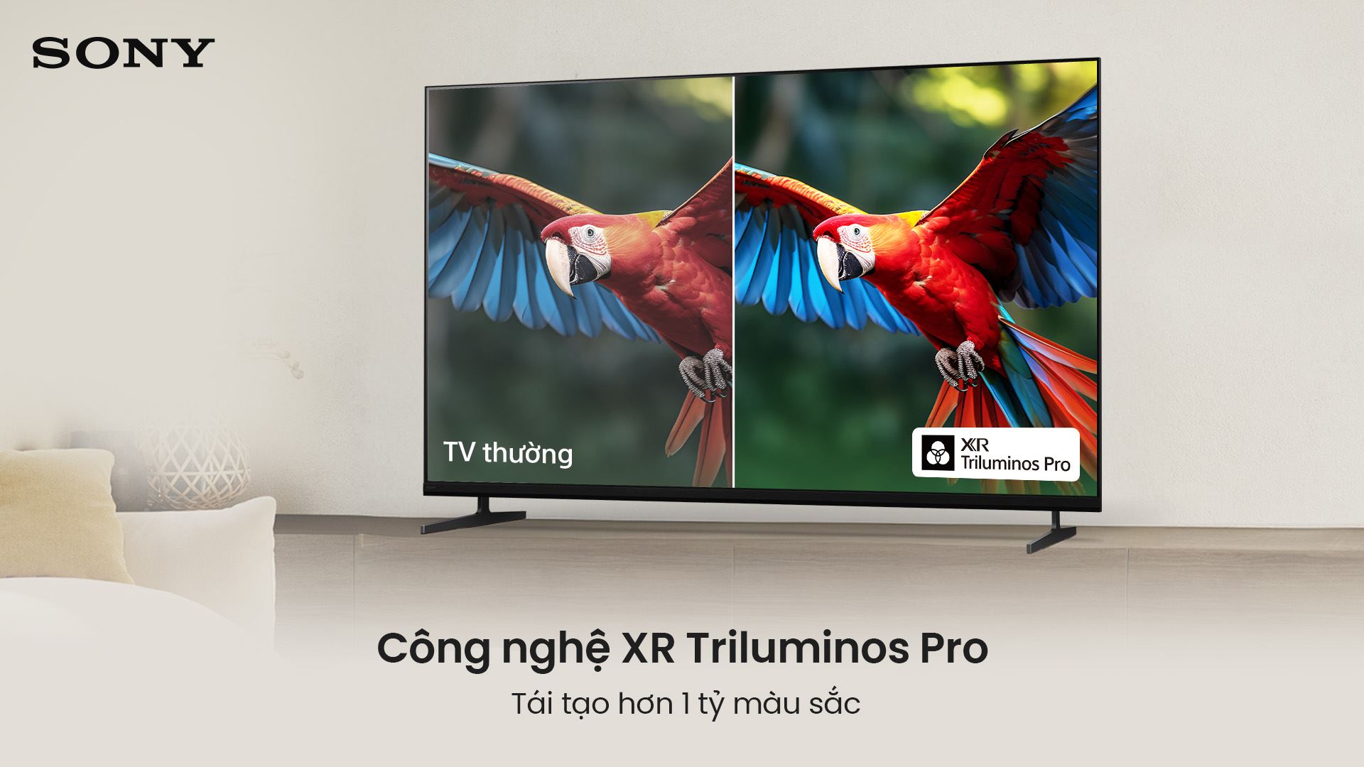 Google Tivi Sony 4K 85 inch K-85XR30M2 Màu Đen