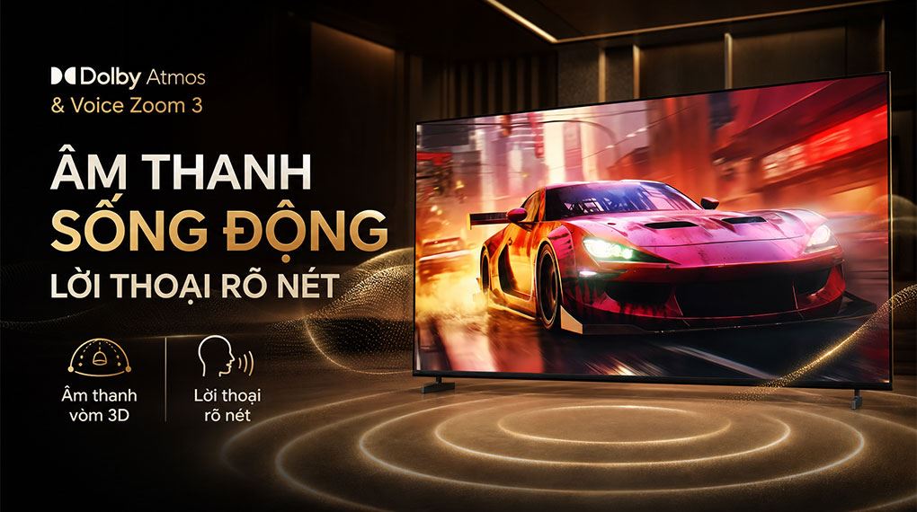 Google Tivi Sony 4K 85 inch K-85XR30M2 Màu Đen