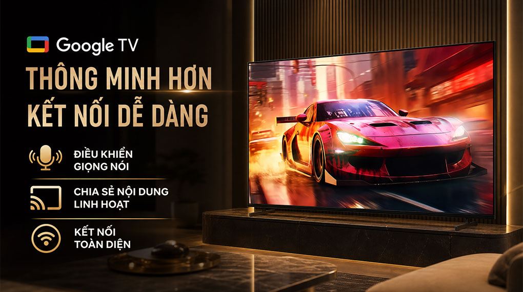Google Tivi Sony 4K 85 inch K-85XR30M2 Màu Đen
