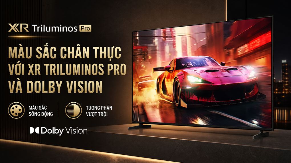Google Tivi Sony 4K 85 inch K-85XR30M2 Màu Đen