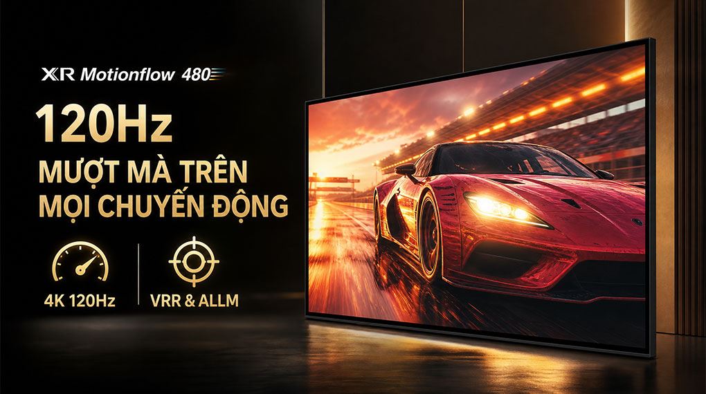 Google Tivi Sony 4K 85 inch K-85XR30M2 Màu Đen