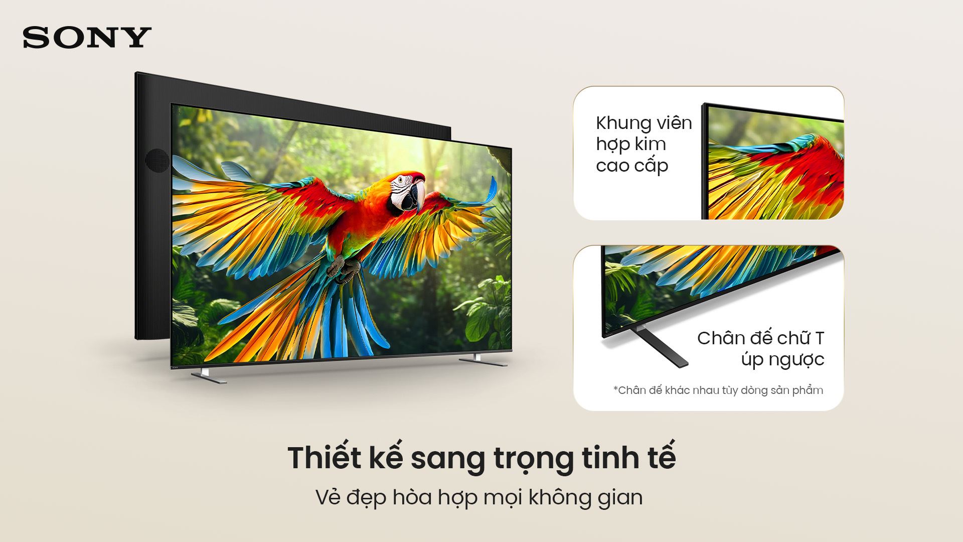 Google Tivi True RGB Sony AI 4K 98 inch K-98XR70M2 Màu Đen