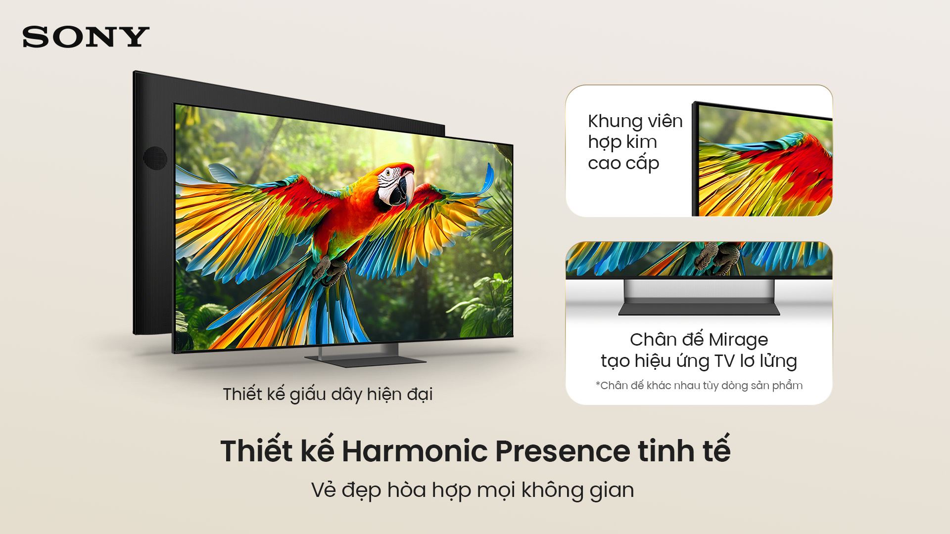 Google Tivi True RGB Sony AI 4K 75 inch K-75XR70M2 Màu Đen