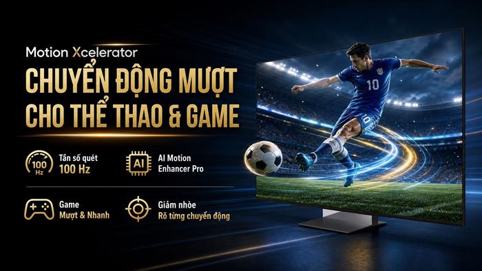 Smart Tivi Micro RGB Samsung AI 4K 65 inch MRA65R95HX Màu Đen