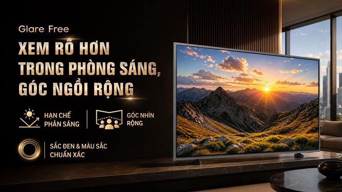 Smart Tivi OLED Samsung AI 4K 77 inch QA77S95HX Màu Đen