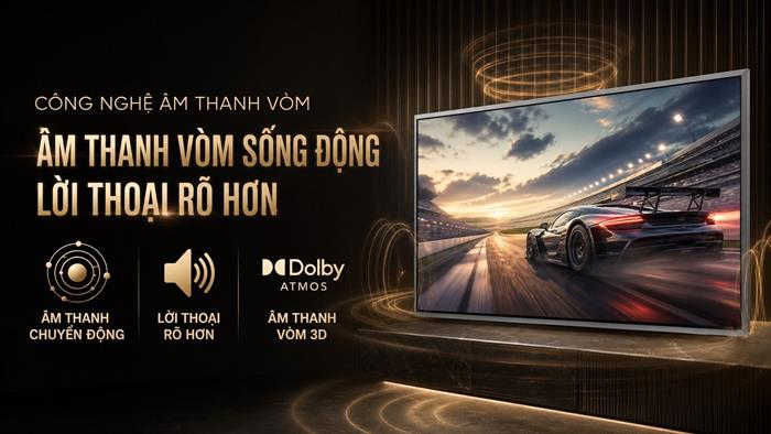Smart Tivi OLED Samsung AI 4K 77 inch QA77S95HX Màu Đen