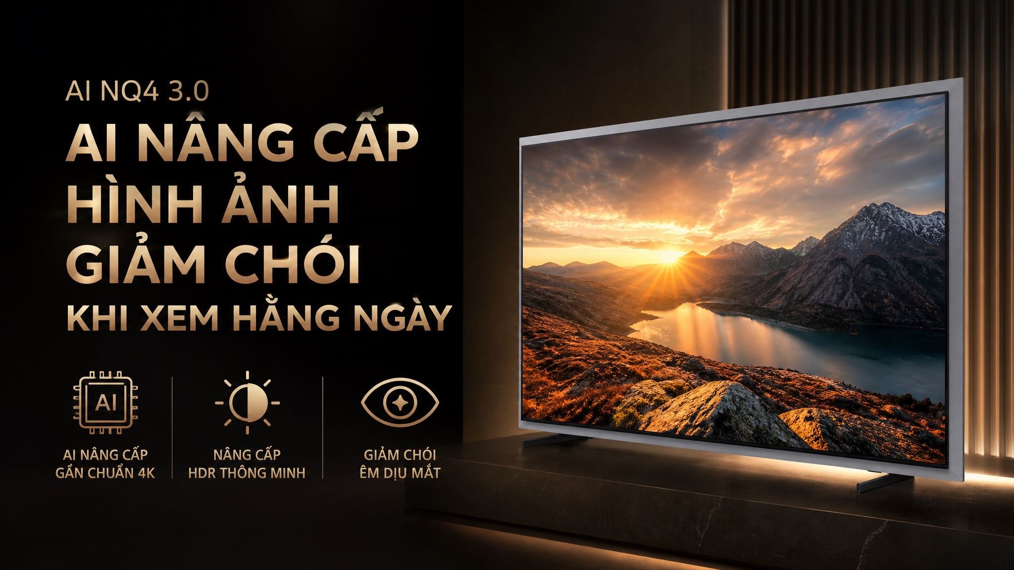 Smart Tivi OLED Samsung AI 4K 65 inch QA65S95HX Màu Đen