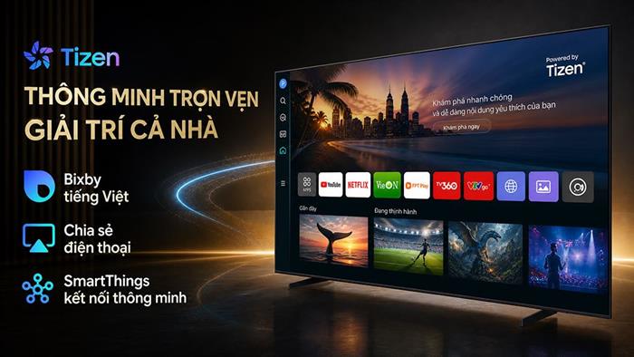 Smart Tivi Crystal UHD Samsung 4K 98 inch UA98U9500H Màu Đen