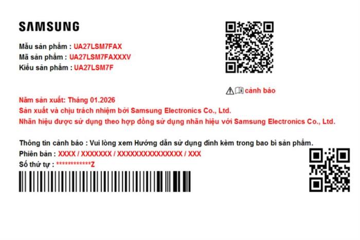 Smart Tivi Moving Style Samsung AI 2K 27 inch UA27LSM7FA Màu Đen