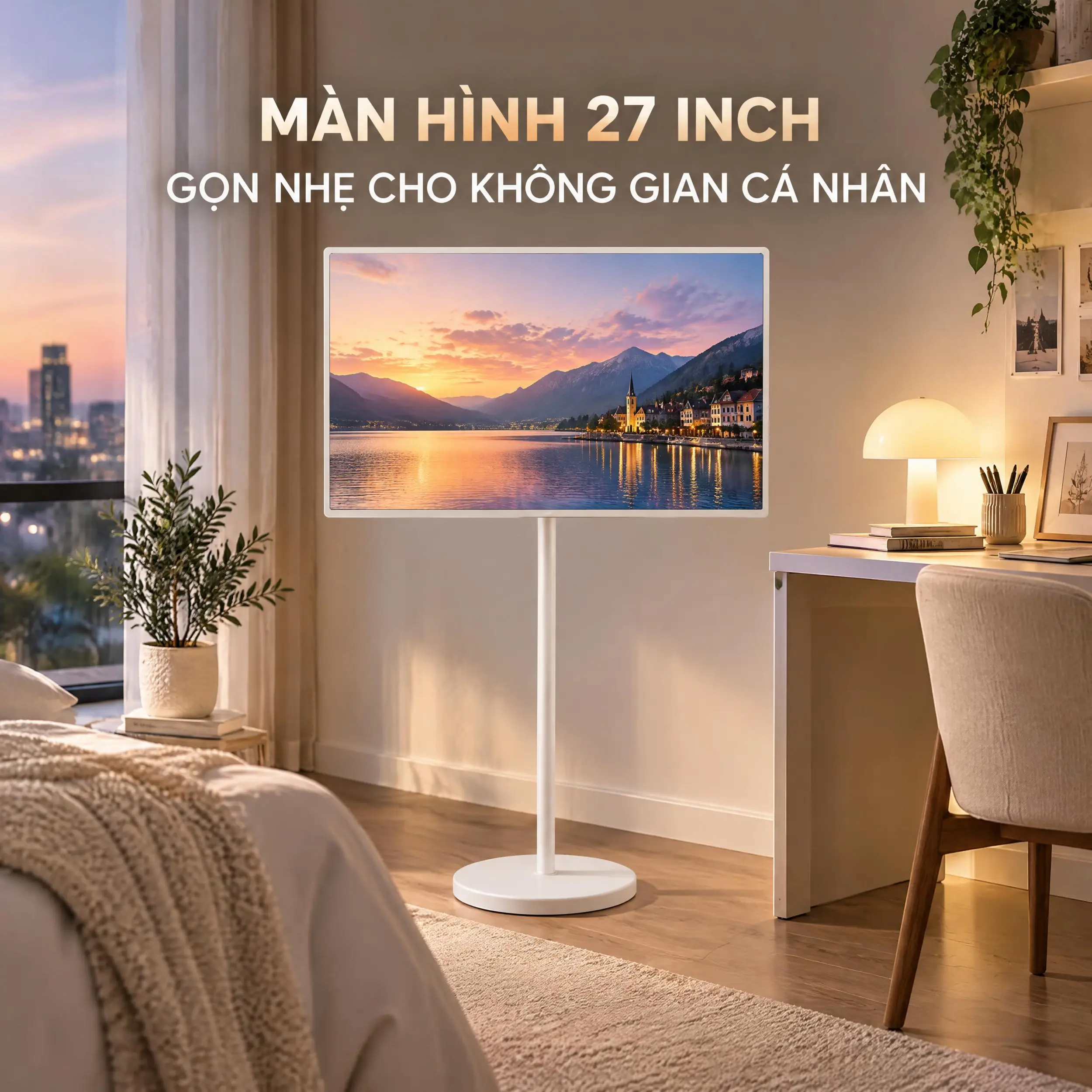 LG StanbyME 2 2K 27 inch 27LX6TDGA Màu Đen