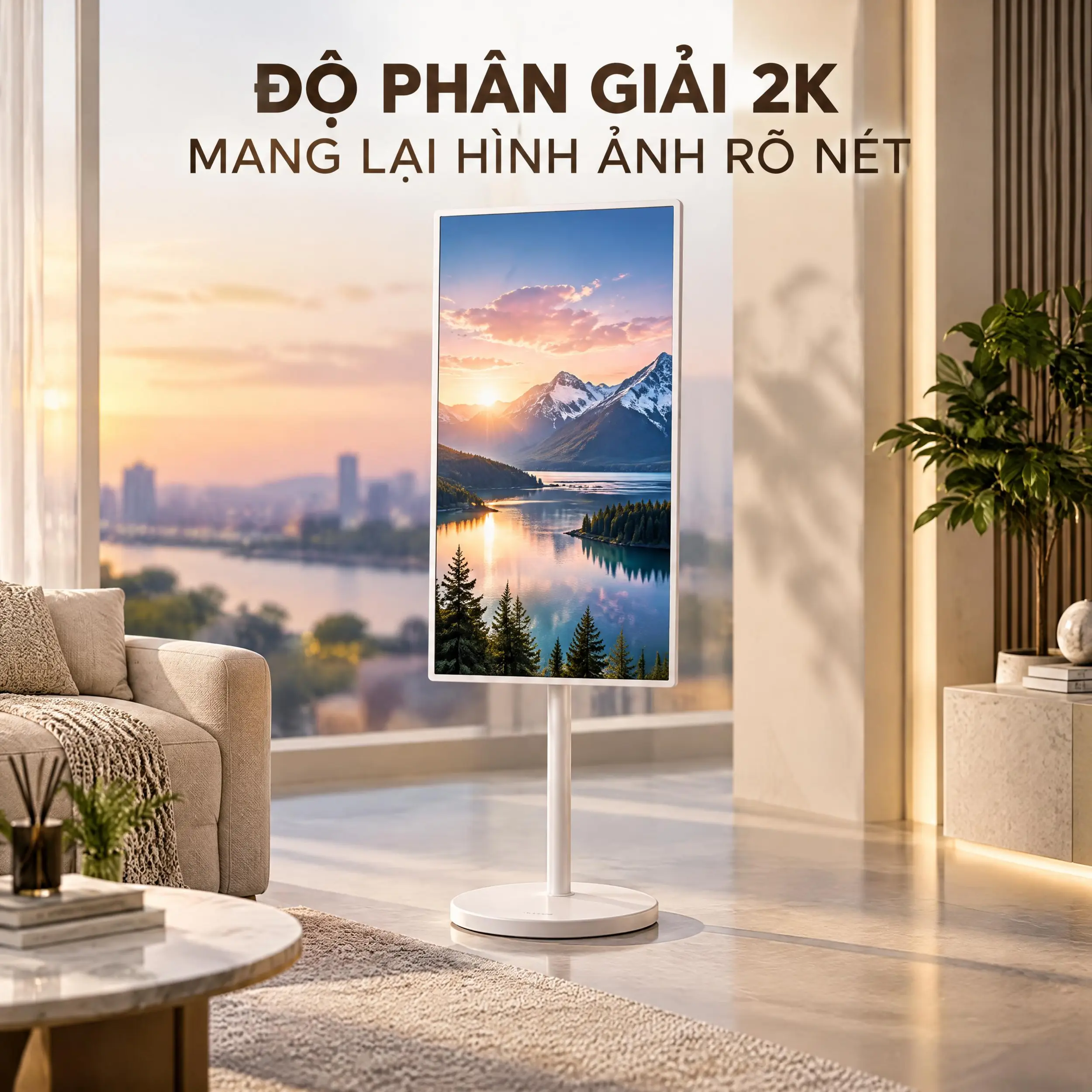 LG StanbyME 2 2K 27 inch 27LX6TDGA Màu Đen