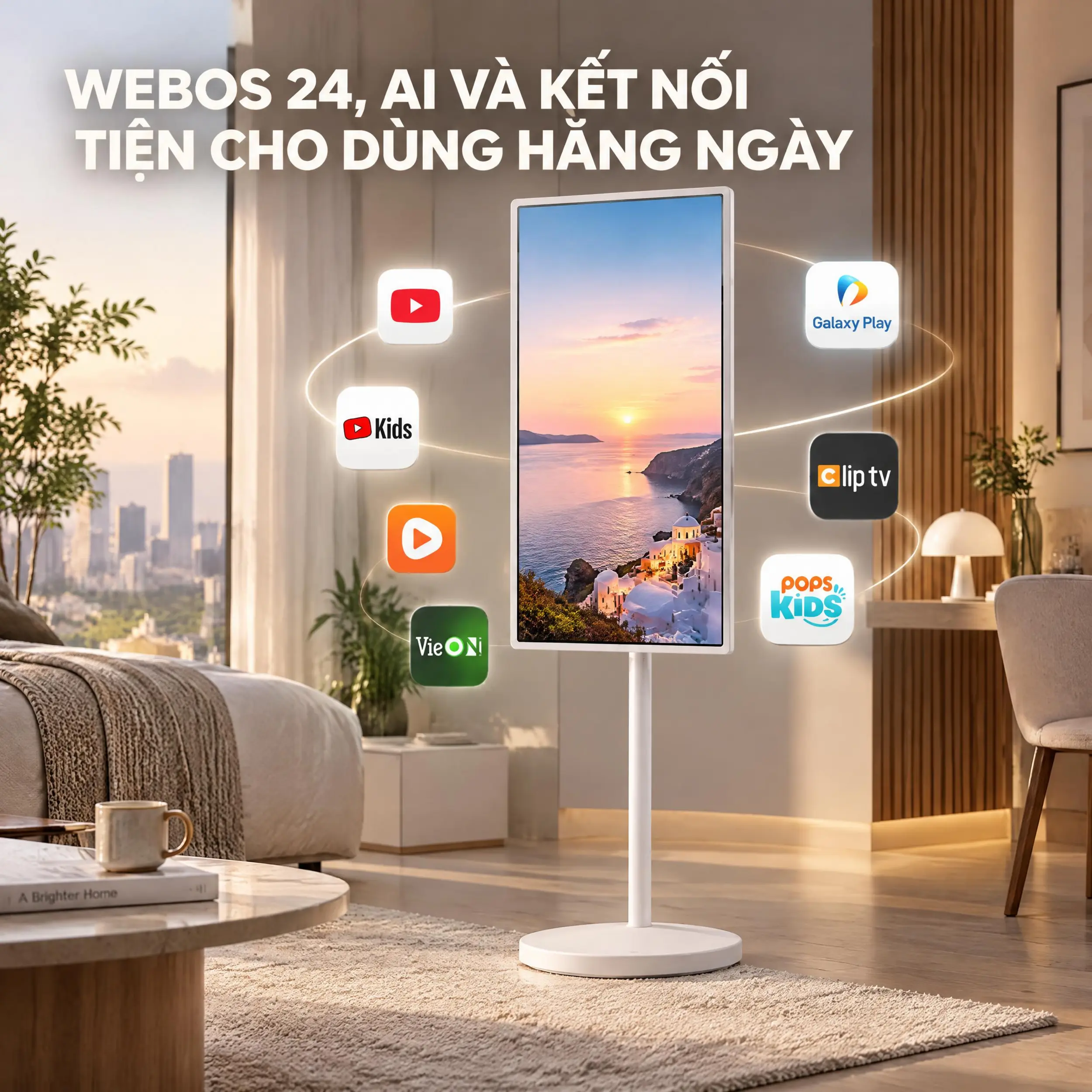 LG StanbyME 2 2K 27 inch 27LX6TDGA Màu Đen