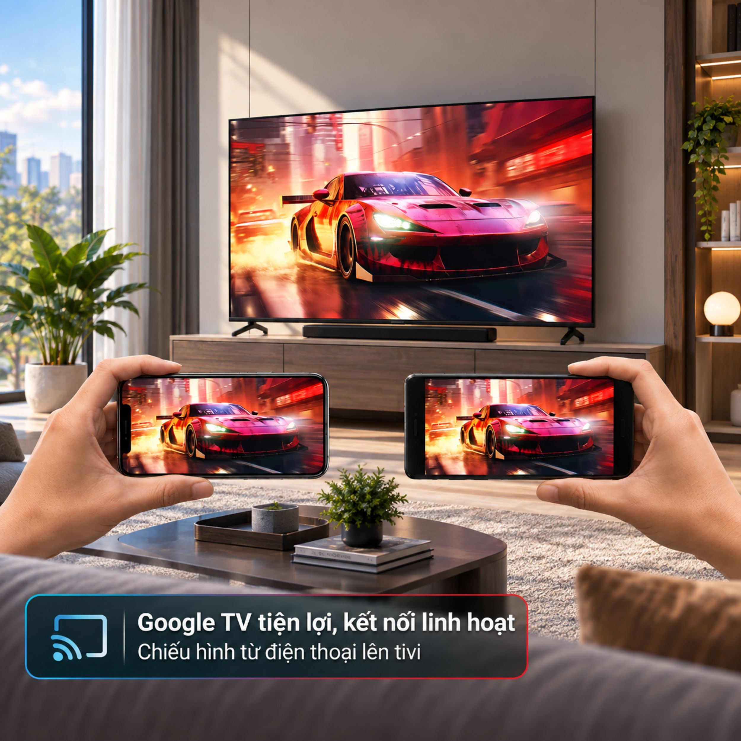 Google Tivi Sony 4K 55 inch K-55XR30M2 Màu Đen