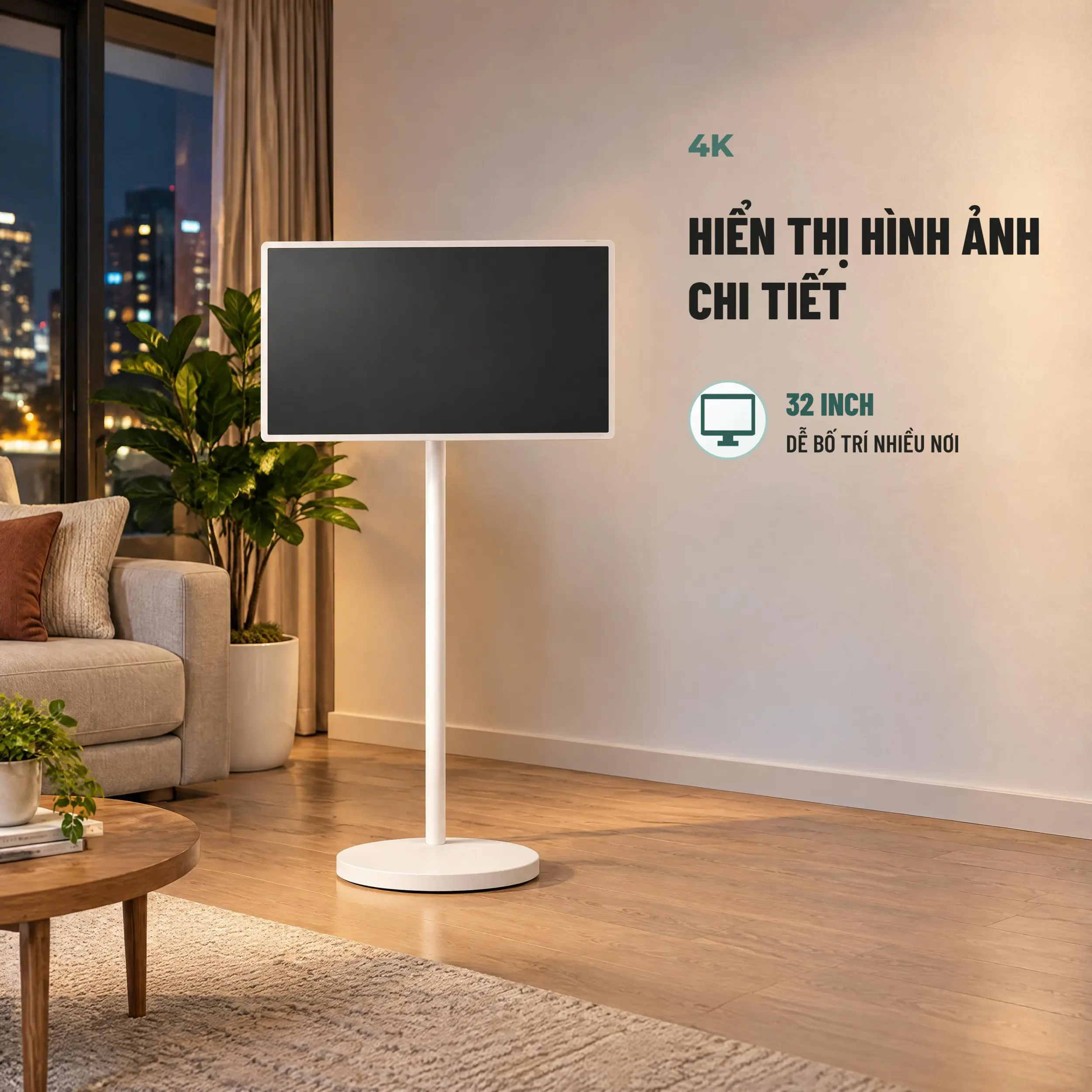 LG StanbyME 2 Max 4K 32 inch 32LX6BDGA - Màn hình 32 inch LG StanbyME 2 Max 4K 32 inch 32LX6BDGA - Màn hình 32 inch