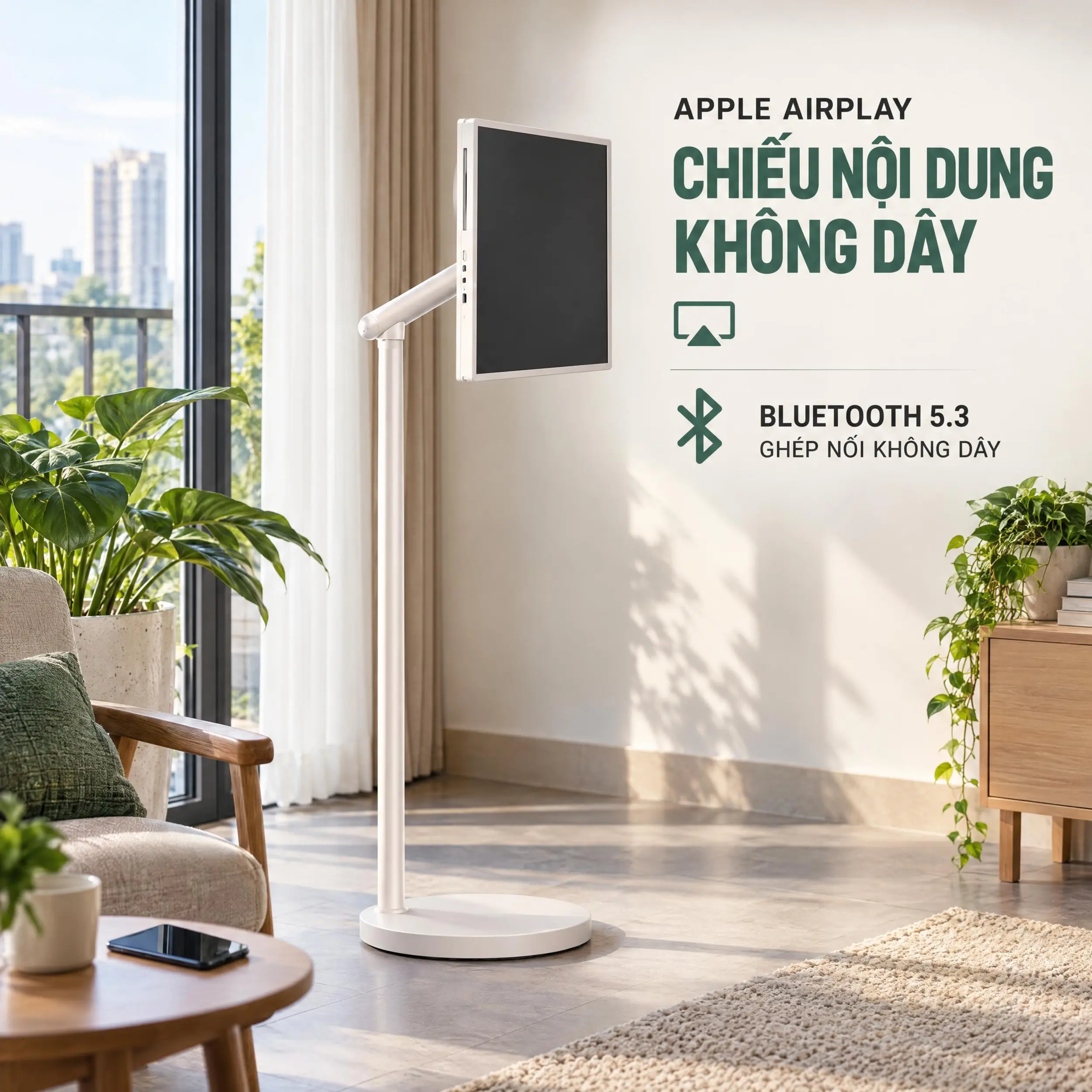LG StanbyME 2 Max 4K 32 inch 32LX6BDGA - Kết nối không dây LG StanbyME 2 Max 4K 32 inch 32LX6BDGA - Kết nối không dây