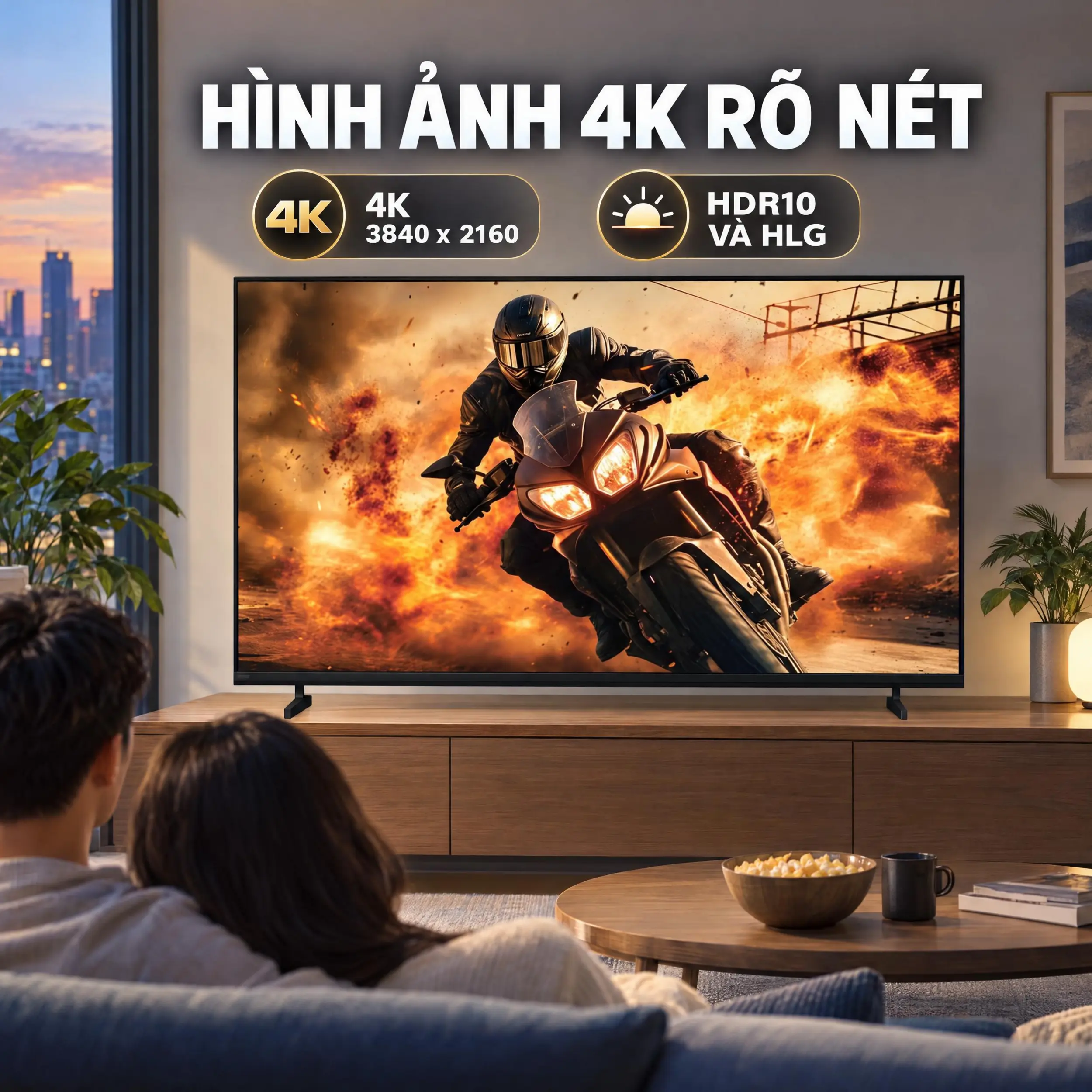 Google Tivi Sony 4K 55 inch K-55S20M2 - 4K sắc nét