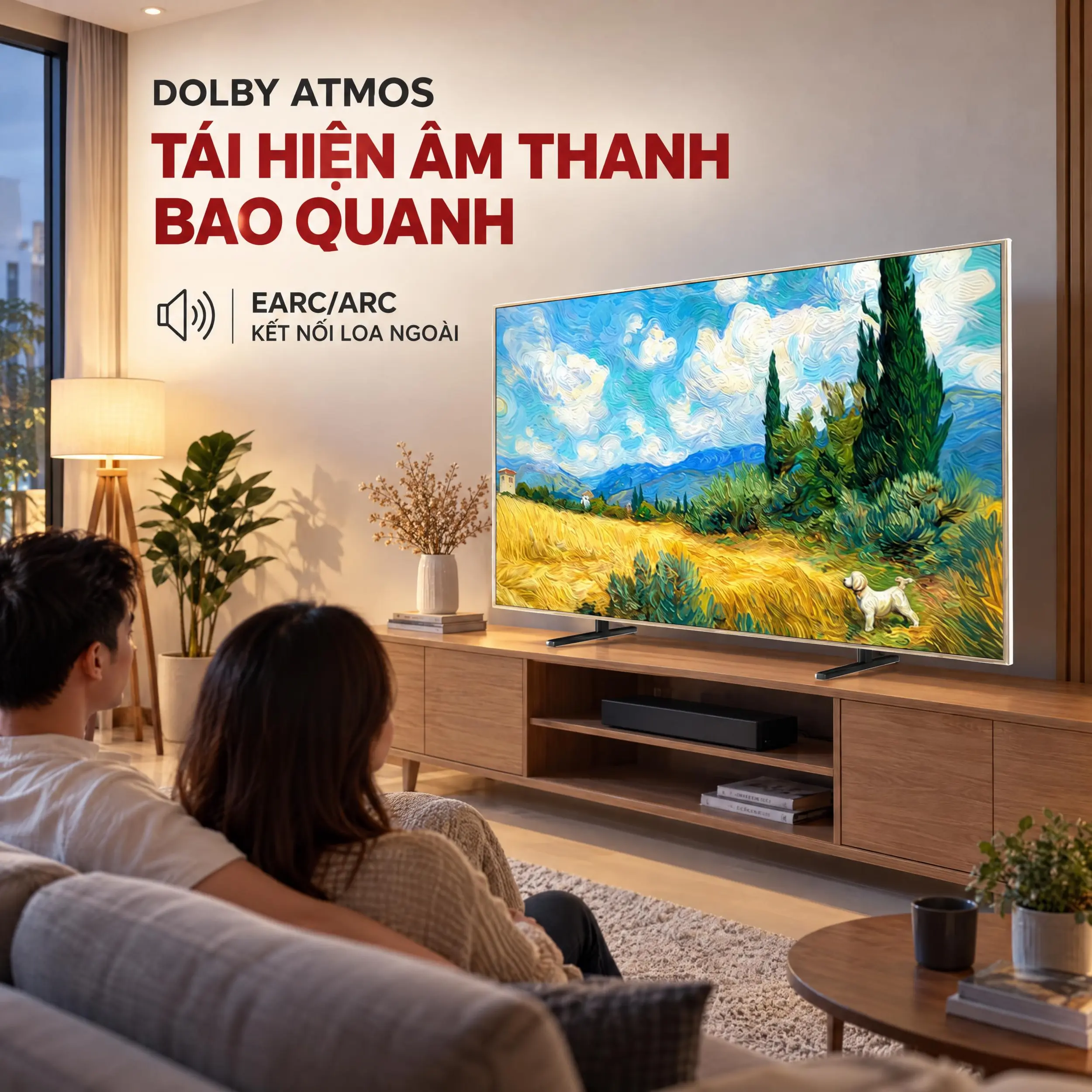 Google Tivi QD-Mini LED TCL 4K 65 inch 65A400 Pro Màu Đen