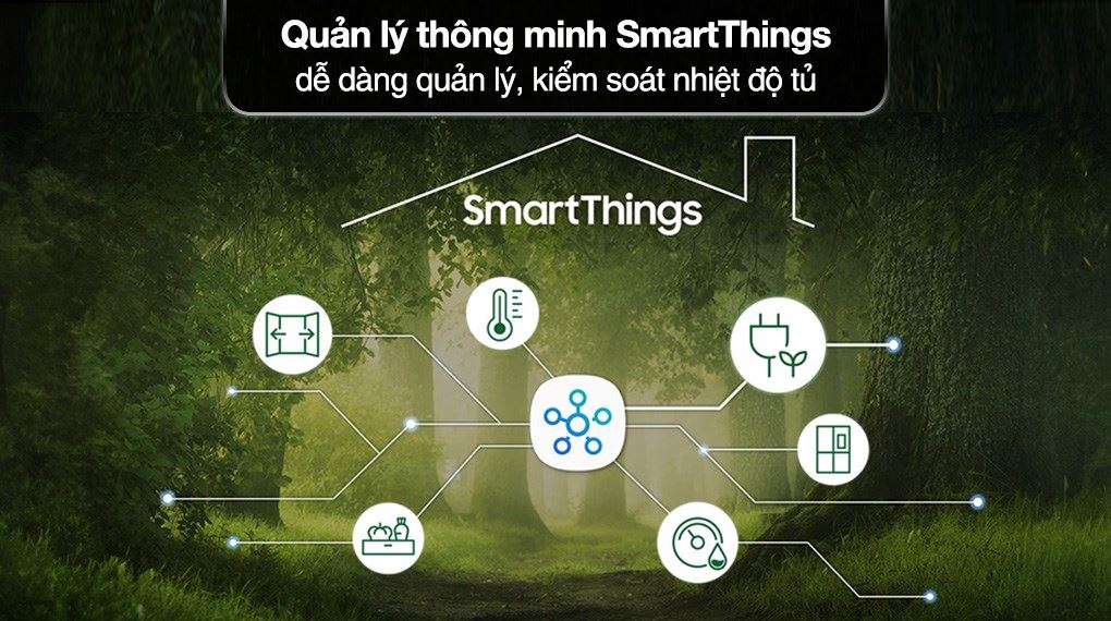 Tủ lạnh Samsung Inverter 648 lít Multi Door RF59C766FB1/SV - SmartThings