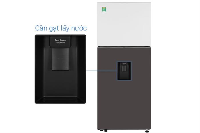 Tủ lạnh Samsung Inverter 382 lít Bespoke RT38CB6784C3SV Màu Trắng - Nâu