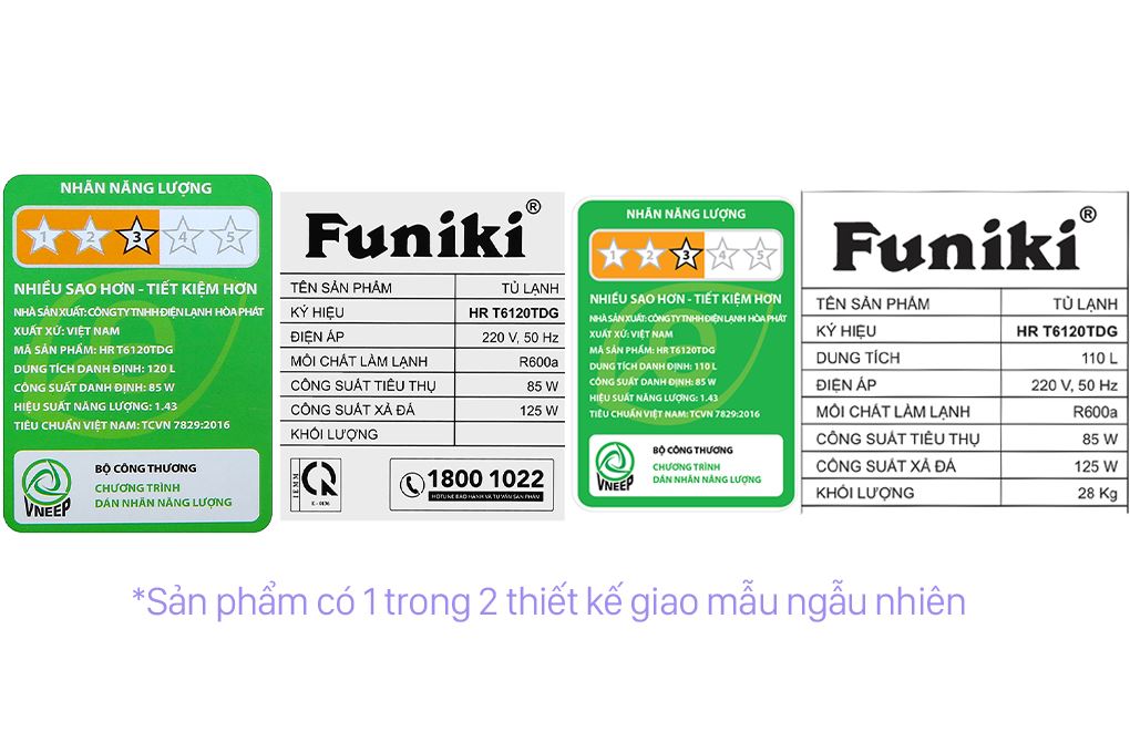 Tủ lạnh Funiki 110 lít HR T6120TDG Màu Ghi đen