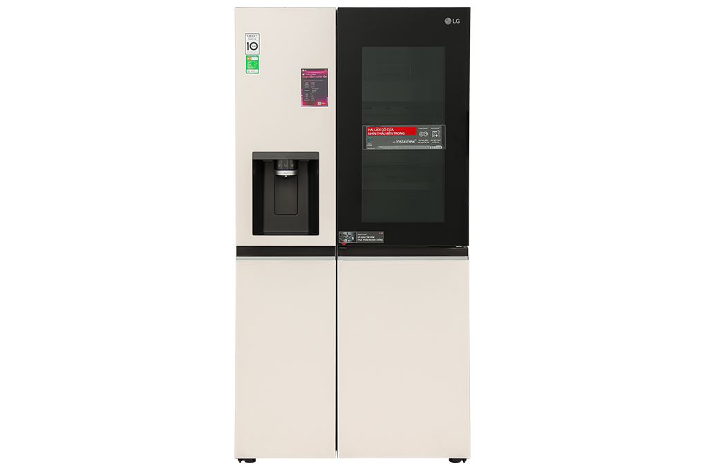 Tủ lạnh LG Inverter 635 lít Side By Side InstaView Door-in-Door GR-X257BG Màu Màu be