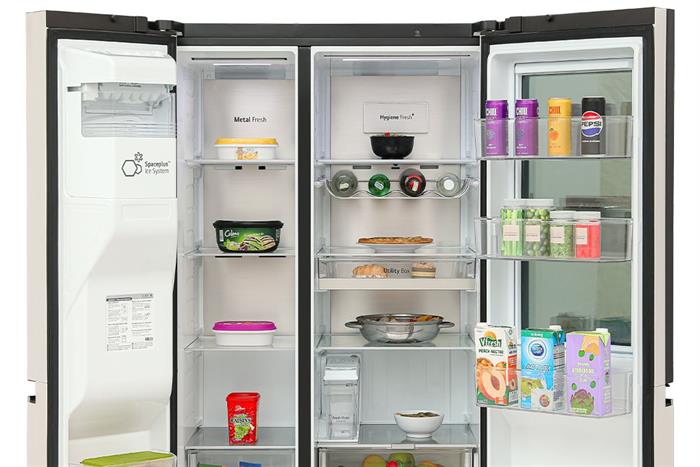 Tủ lạnh LG Inverter 635 lít Side By Side InstaView Door-in-Door GR-X257BG Màu Màu be