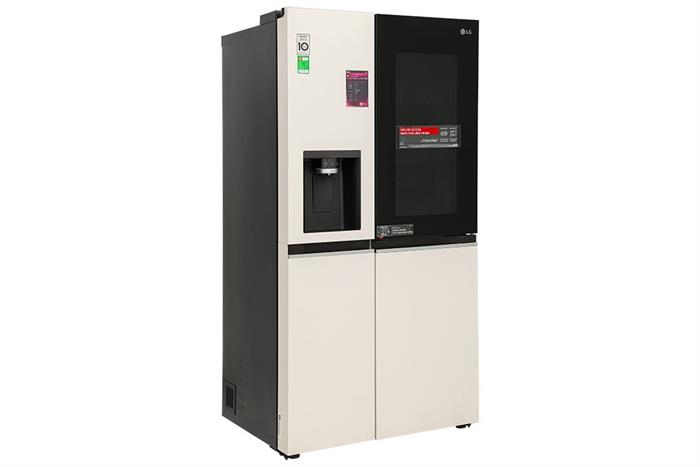 Tủ lạnh LG Inverter 635 lít Side By Side InstaView Door-in-Door GR-X257BG Màu Màu be