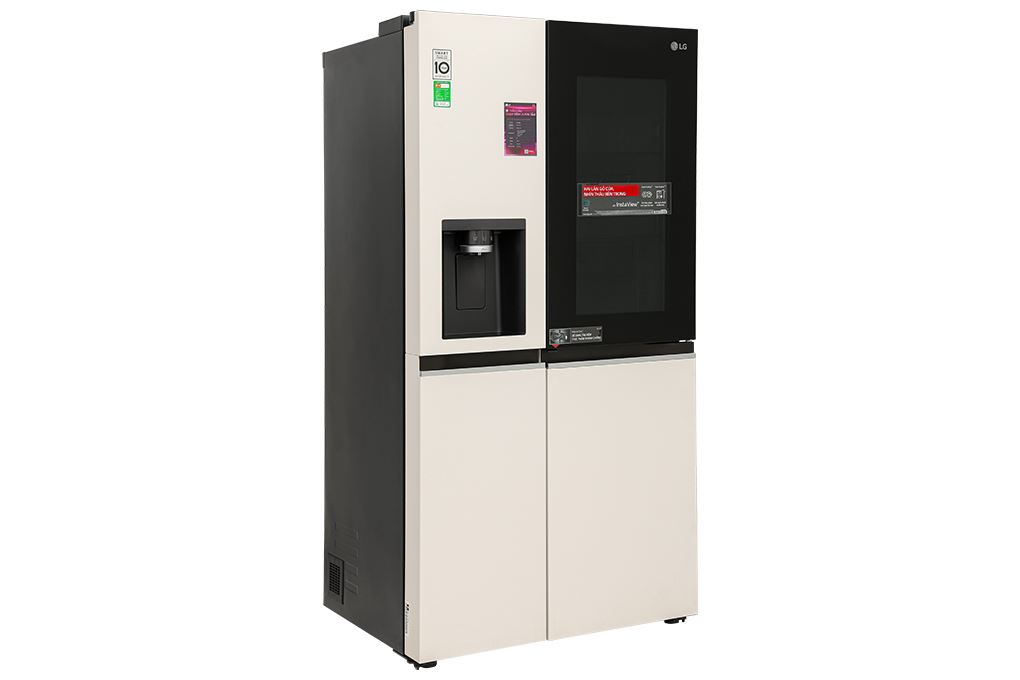 Tủ lạnh LG Inverter 635 lít Side By Side InstaView Door-in-Door GR-X257BG Màu Màu be
