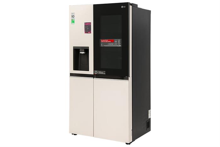 Tủ lạnh LG Inverter 635 lít Side By Side InstaView Door-in-Door GR-X257BG Màu Màu be