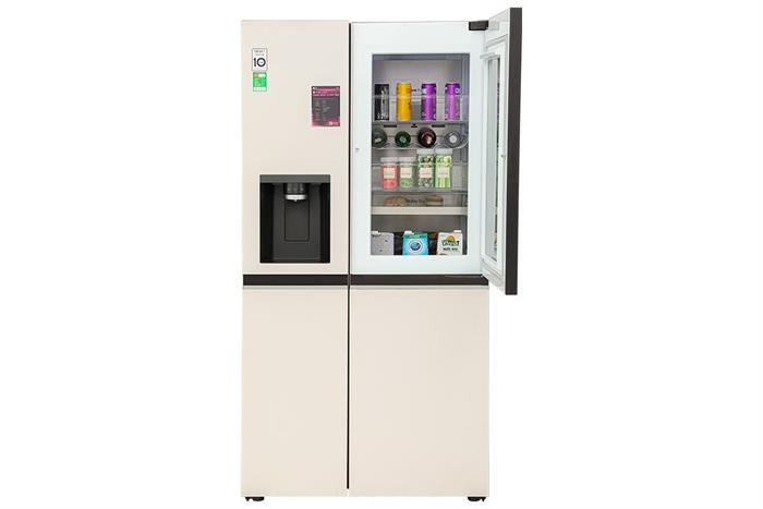Tủ lạnh LG Inverter 635 lít Side By Side InstaView Door-in-Door GR-X257BG Màu Màu be