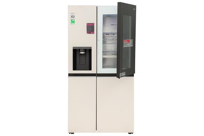 Tủ lạnh LG Inverter 635 lít Side By Side InstaView Door-in-Door GR-X257BG Màu Màu be