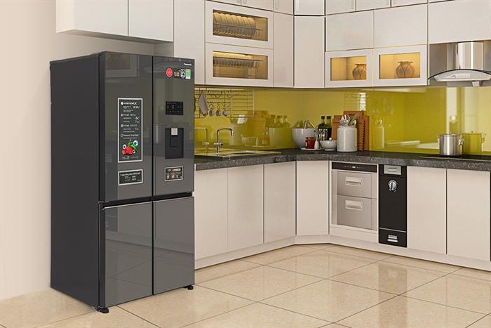 Tủ lạnh Panasonic Inverter 621 lít PRIME+ Edition Multi Door NR-XY680YMMV Màu Đen