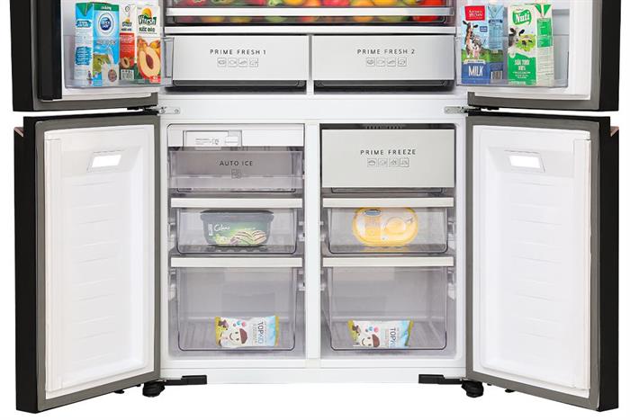 Tủ lạnh Panasonic Inverter 621 lít PRIME+ Edition Multi Door NR-XY680YMMV Màu Đen