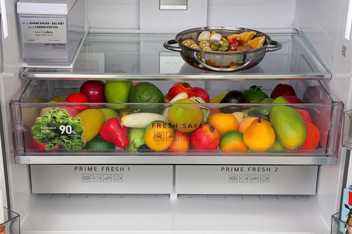 Tủ lạnh Panasonic Inverter 621 lít PRIME+ Edition Multi Door NR-XY680YMMV Màu Đen