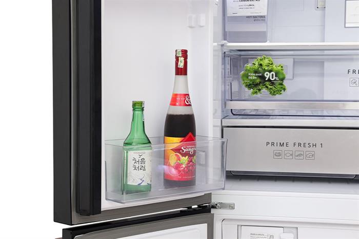 Tủ lạnh Panasonic Inverter 621 lít PRIME+ Edition Multi Door NR-XY680YMMV Màu Đen