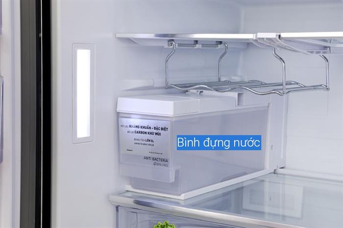 Tủ lạnh Panasonic Inverter 621 lít PRIME+ Edition Multi Door NR-XY680YMMV Màu Đen