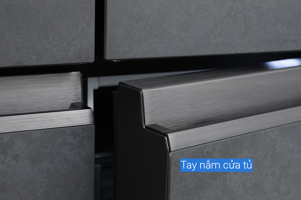Tủ lạnh Aqua Inverter 660 lít Multi Door AQR-M727XA(GS)U1 Màu Xám