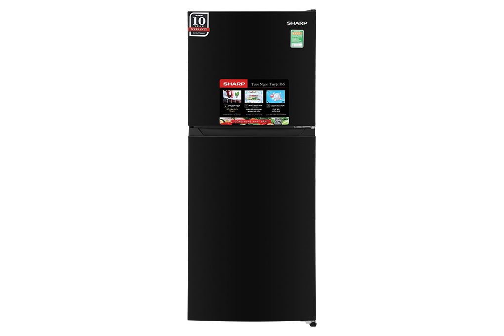 Tủ lạnh Sharp Inverter 181 lít SJ-X198V-DG Màu Đen