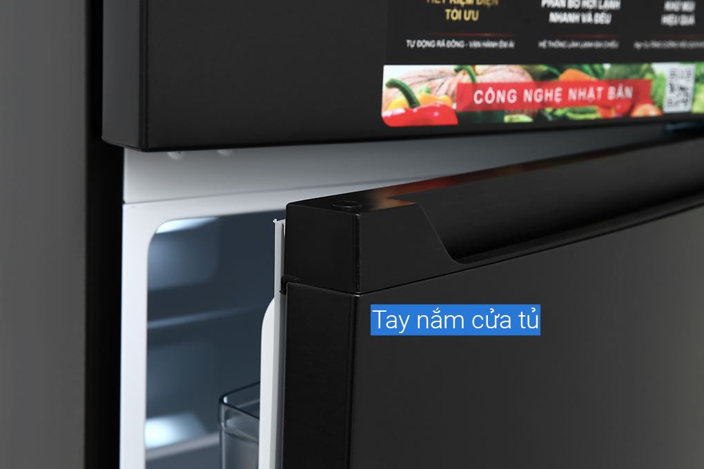 Tủ lạnh Sharp Inverter 181 lít SJ-X198V-DG Màu Đen