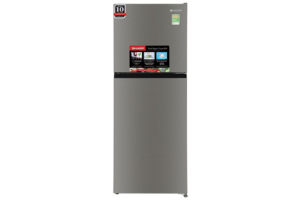 Tủ lạnh Sharp Inverter 197 lít SJ-X215V-SL Màu Xám