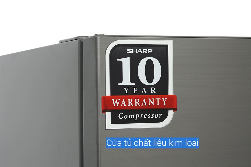 Tủ lạnh Sharp Inverter 197 lít SJ-X215V-SL Màu Xám