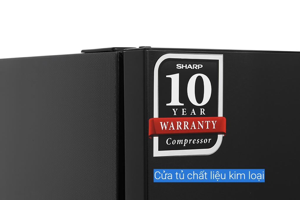 Tủ lạnh Sharp Inverter 197 lít SJ-X215V-DG Màu Đen