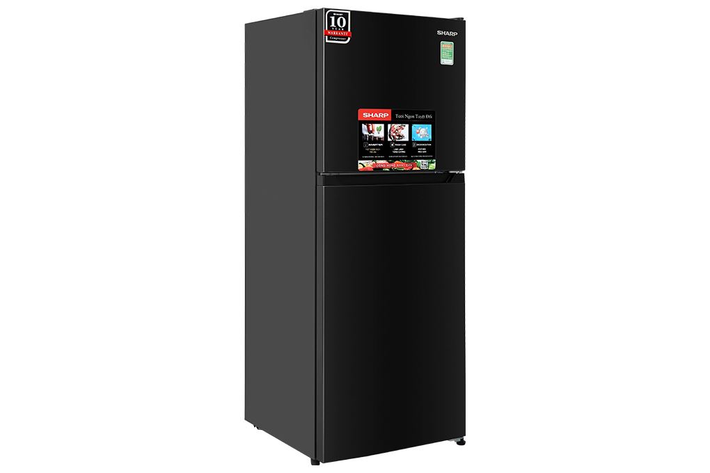 Tủ lạnh Sharp Inverter 197 lít SJ-X215V-DG Màu Đen