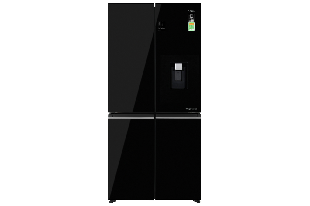 Tủ lạnh Aqua Inverter 469 lít Multi Door AQR-M536XA(WGB) Màu Đen