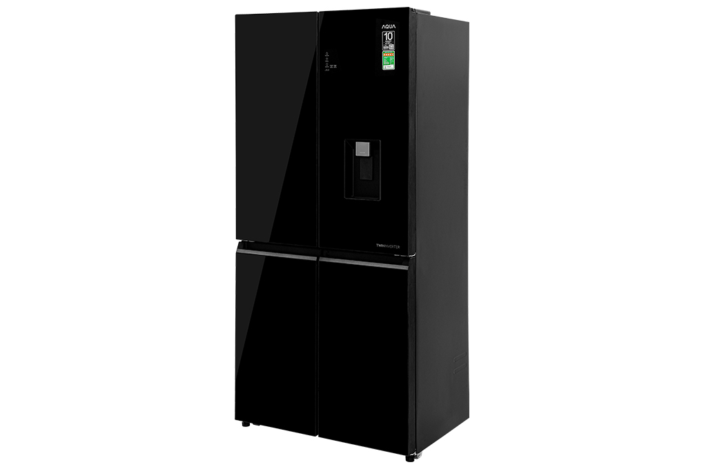 Tủ lạnh Aqua Inverter 469 lít Multi Door AQR-M536XA(WGB) Màu Đen